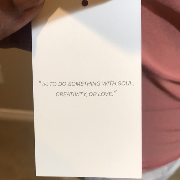 NWT Meraki Salmon Colored Square Neckline Low Back Fully Lined Tank Top-Size M - Picture 6 of 6